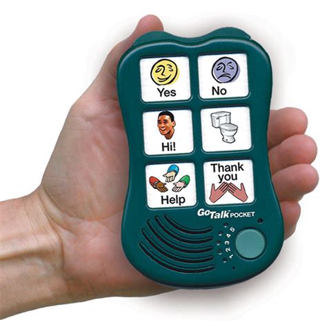 alternative and augmentative communication devices.
